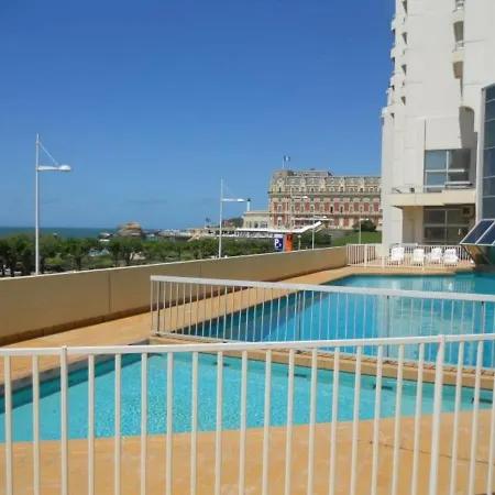 Appartement En Front De Avec Piscine A - Fr-1-3-418 Biarritz