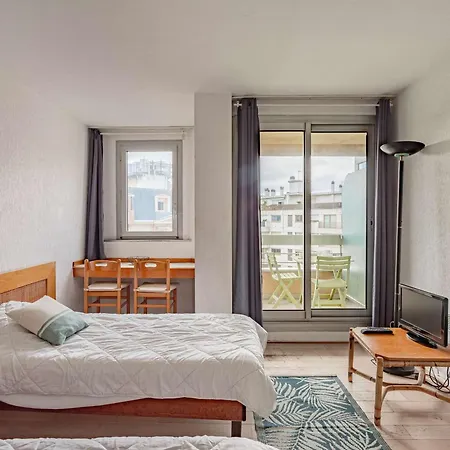 En Front De Avec Piscine A - Fr-1-3-418 公寓 比亚里茨